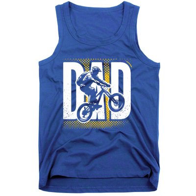 Cycling Dad Vintage Mountain Bike Lover FatherS Day Gift Tank Top