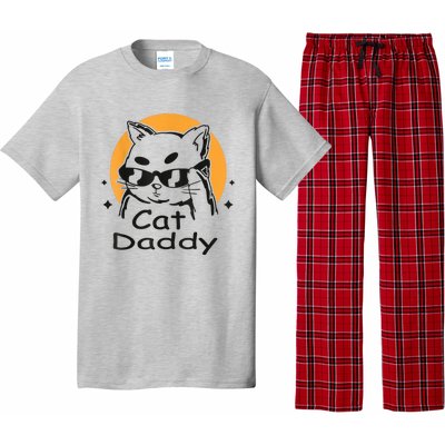 Cat Daddy Vintage Eighties Style Cat Retro Distressed Pajama Set