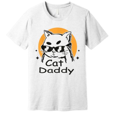 Cat Daddy Vintage Eighties Style Cat Retro Distressed Premium T-Shirt