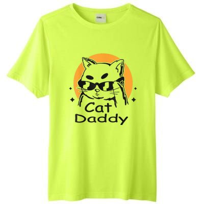 Cat Daddy Vintage Eighties Style Cat Retro Distressed Tall Fusion ChromaSoft Performance T-Shirt