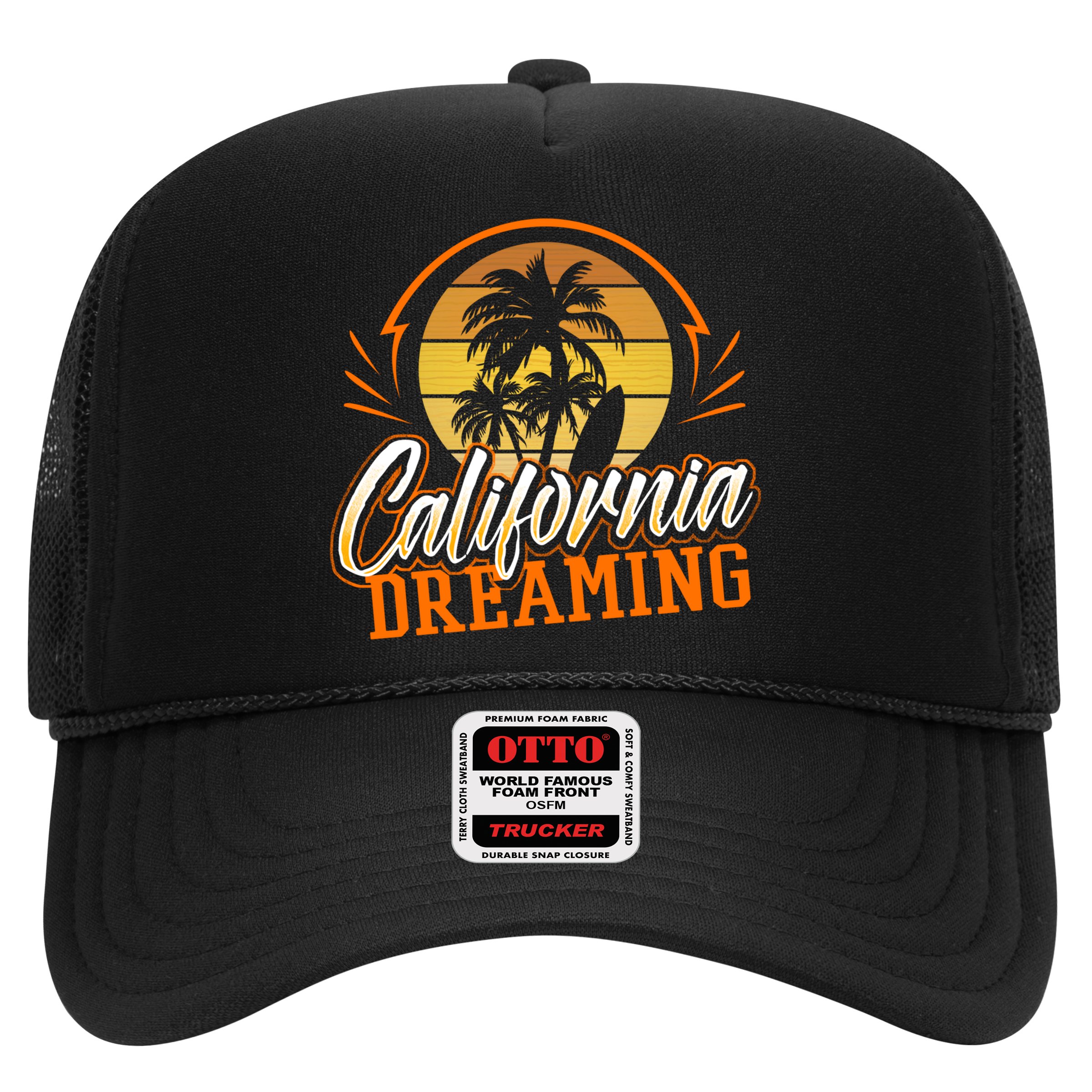 California Dreaming Vintage Retro 70's Skyline Surf Gift Funny Gift Hat