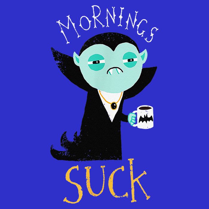 Cute Dracula Vampire Morning Suck Coffee Halloween Costume 16 in Basic Backpack