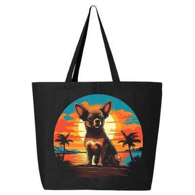 Chihuahua Dog Vintage Style Gift 25L Jumbo Tote