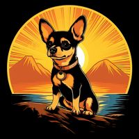 Chihuahua Dog Vintage Style Cute Gift Bucket Hat