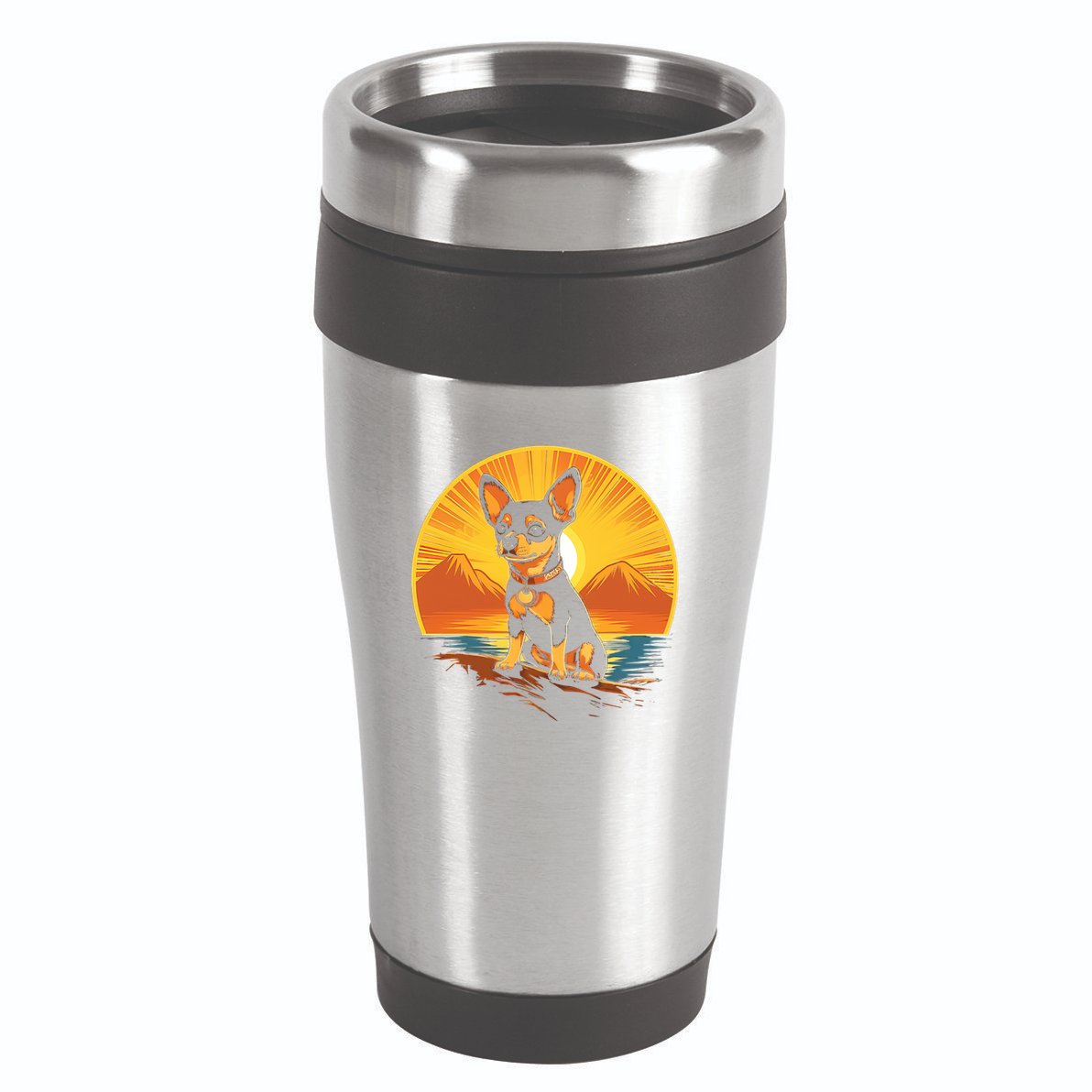 Chihuahua Dog Vintage Style Cute Gift 16oz Travel Tumbler
