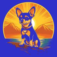 Chihuahua Dog Vintage Style Cute Gift Kids Hoodie