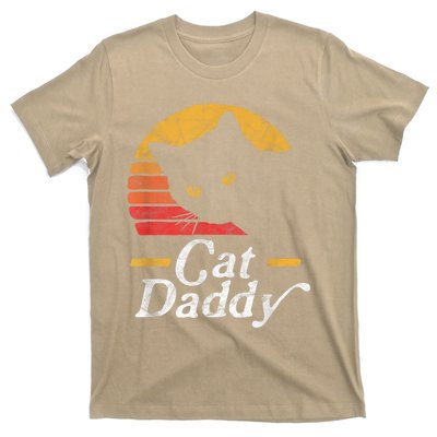 Cat Daddy Vintage Eighties Style Cat Retro Distressed T-Shirt