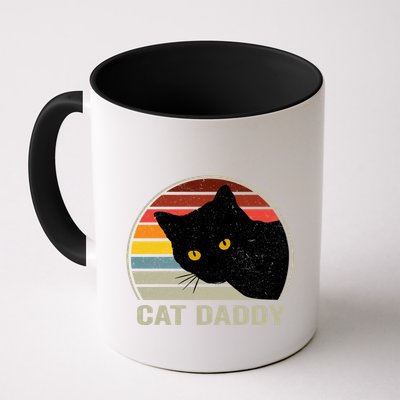 Cat Daddy Vintage Cat 80s Retro Style For Cat Dad Mug