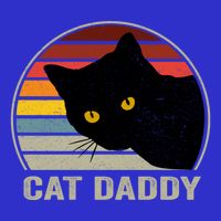 Cat Daddy Vintage Cat 80s Retro Style For Cat Dad Sweatshirt