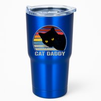 Cat Daddy Vintage Cat 80s Retro Style For Cat Dad Tumbler