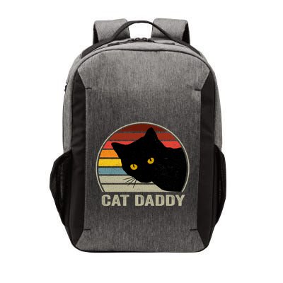 Cat Daddy Vintage Cat 80s Retro Style For Cat Dad Vector Backpack