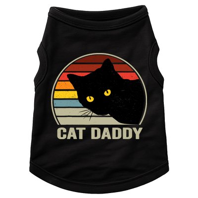 Cat Daddy Vintage Cat 80s Retro Style For Cat Dad Doggie Tank