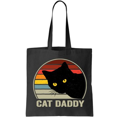 Cat Daddy Vintage Cat 80s Retro Style For Cat Dad Bag