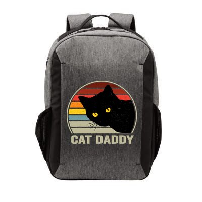 Cat Daddy Vintage Cat 80s Retro Style For Cat Dad Vector Backpack