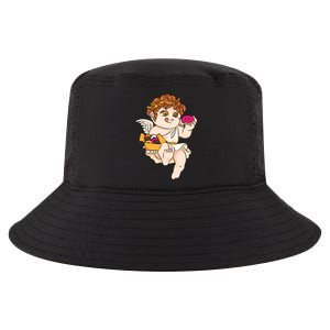 Cupid Donuts Valentine's Day Funny Doughnut Lover Fan Gift Cool Comfort Performance Bucket Hat