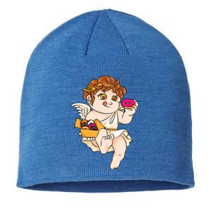 Cupid Donuts Valentine's Day Funny Doughnut Lover Fan Gift Sustainable Beanie