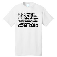 Cow Dad Vintage Sunset Father's Day Birthday Father's Tall T-Shirt