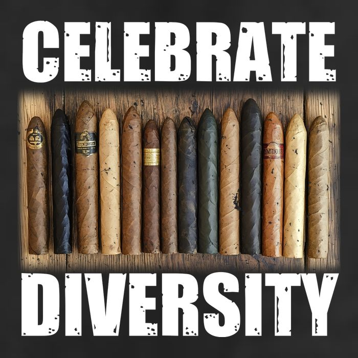 Celebrate Diversity Variety Of Smoke Cigars 7 Panel Mesh Trucker Snapback Hat