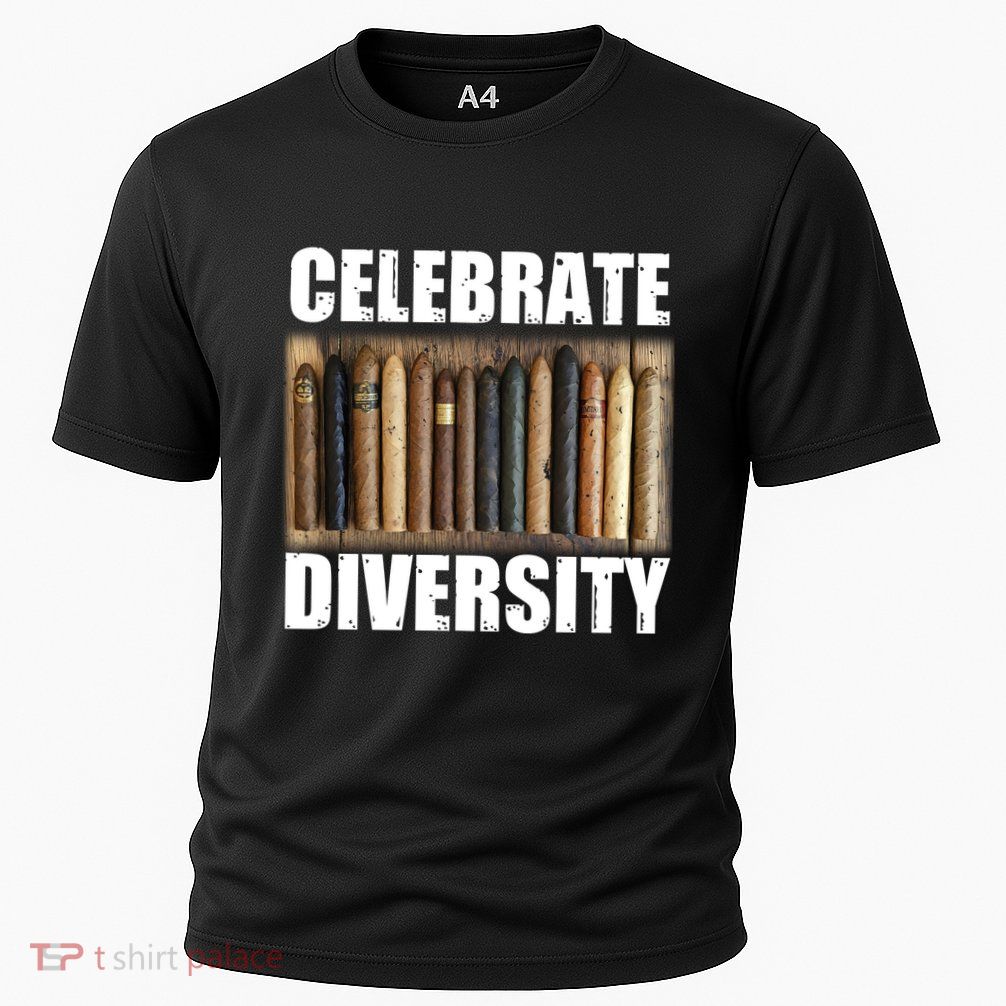 Celebrate Diversity Variety Of Smoke Cigars Cooling Performance Crew T-Shirt