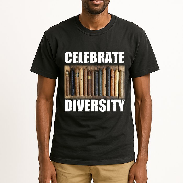 Celebrate Diversity Variety Of Smoke Cigars Tall T-Shirt