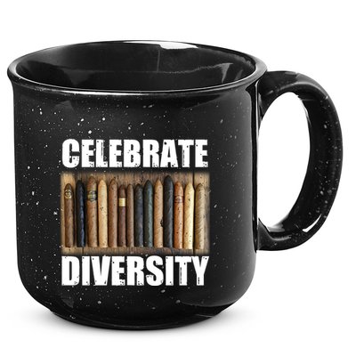 Celebrate Diversity Variety Of Smoke Cigars 15oz Campfire Ceramic Mug