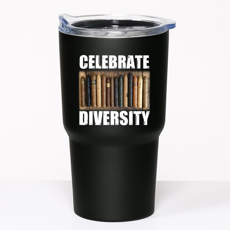 Celebrate Diversity Variety Of Smoke Cigars Tumbler