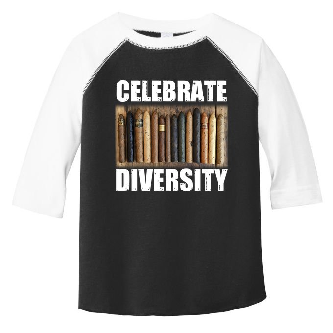 Celebrate Diversity Variety Of Smoke Cigars Toddler Fine Jersey T-Shirt