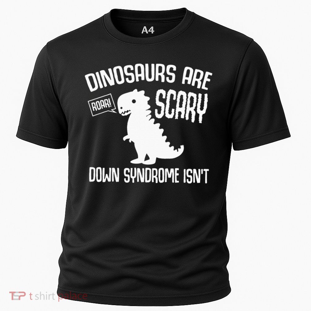 Cute Dinosaur World Down Syndrome Day Performance Shirt