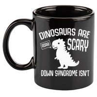 Cute Dinosaur World Down Syndrome Day 11oz C Handle Ceramic Mug