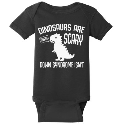 Cute Dinosaur World Down Syndrome Day Baby Bodysuit