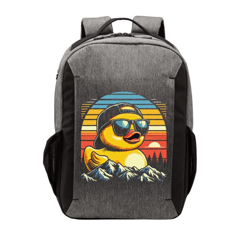 Cool Duck With Sunglasses Retro Funny Vector Backpack