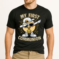 Communion Dabbing Wafer Funny 1st Communion Cooling Performance Crew T-Shirt