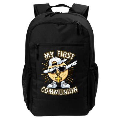 Communion Dabbing Wafer Funny 1st Communion Backpack