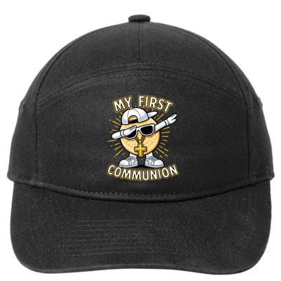 Communion Dabbing Wafer Funny 1st Communion 7-Panel Snapback Hat