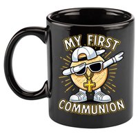 Communion Dabbing Wafer Funny 1st Communion 11oz C Handle Ceramic Mug