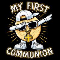 Communion Dabbing Wafer Funny 1st Communion 16 in Basic Backpack