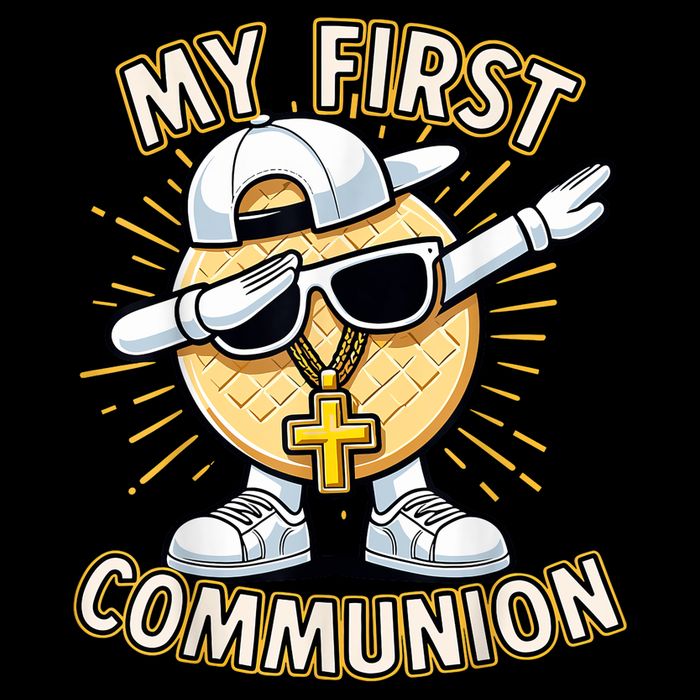 Communion Dabbing Wafer Funny 1st Communion 16 in Basic Backpack