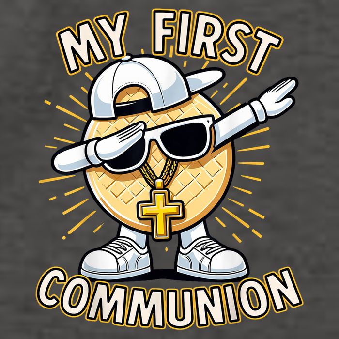 Communion Dabbing Wafer Funny 1st Communion Vector Backpack