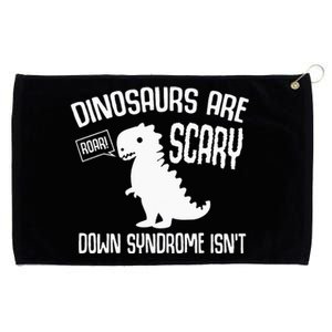 Cute Dinosaur World Down Syndrome Day Grommeted Golf Towel