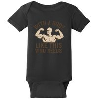 Celebrate Dad with a Strong Statement Baby Bodysuit