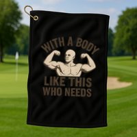 Celebrate Dad with a Strong Statement Golf Towel