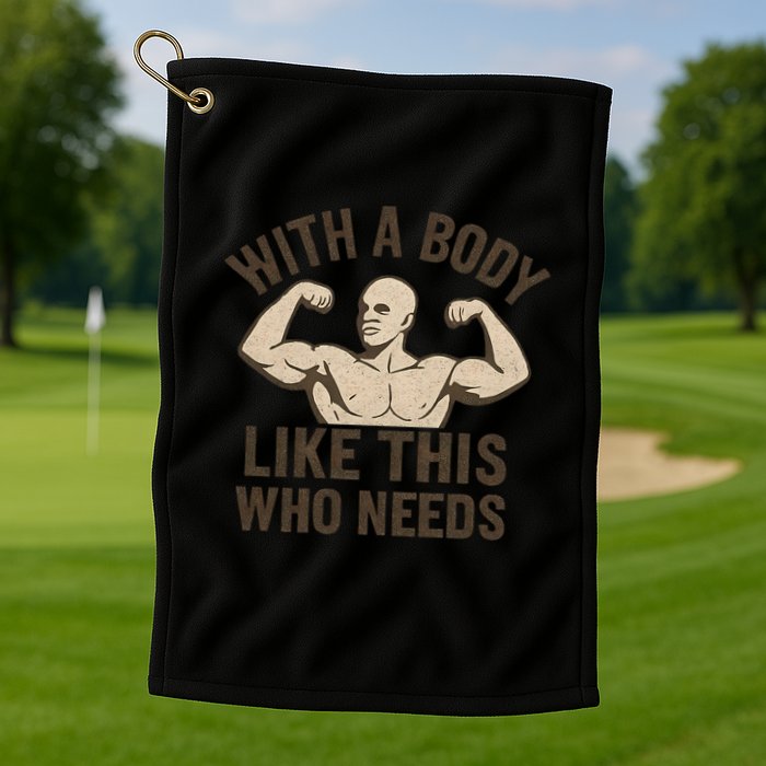 Celebrate Dad with a Strong Statement Golf Towel