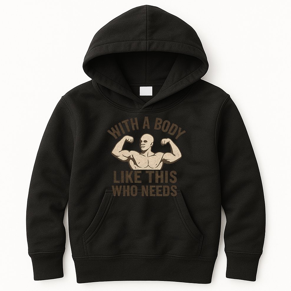 Celebrate Dad with a Strong Statement Kids Hoodie