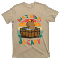 Capybara DonT Worry Be Capy Funny Retro Cute Capybara T-Shirt