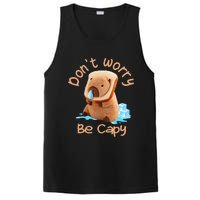 Capybara DonT Worry Be Capy Distressed Cute PosiCharge Competitor Tank