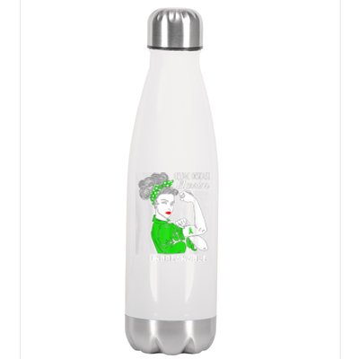 Celiac Disease Warrior Unbreakable Awareness Strong Cute Gift Stainless Steel Insulated Water Bottle