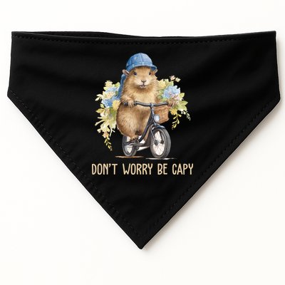 Capybara Dont Worry Be Capy USA-Made Doggie Bandana