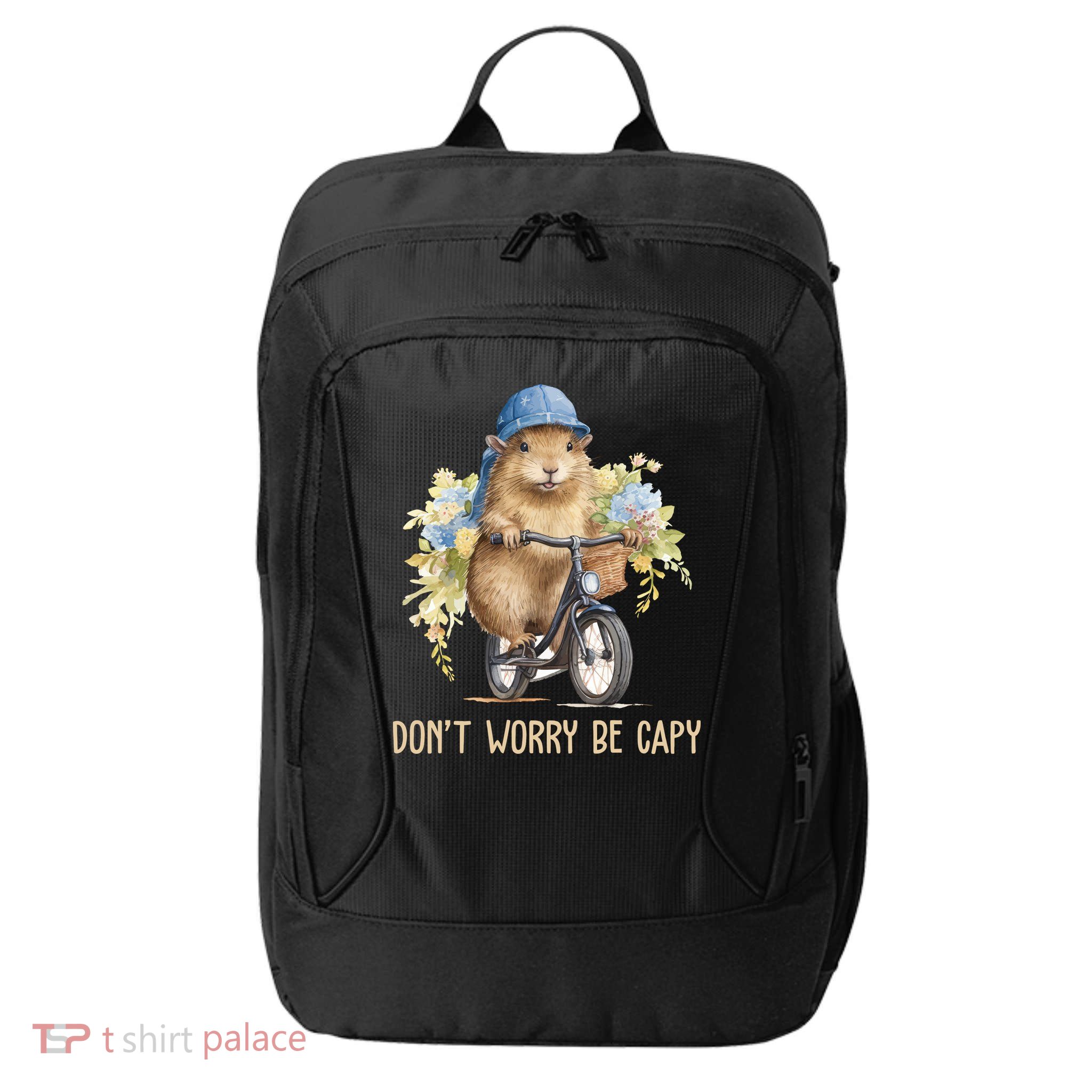 Capybara Dont Worry Be Capy City Backpack