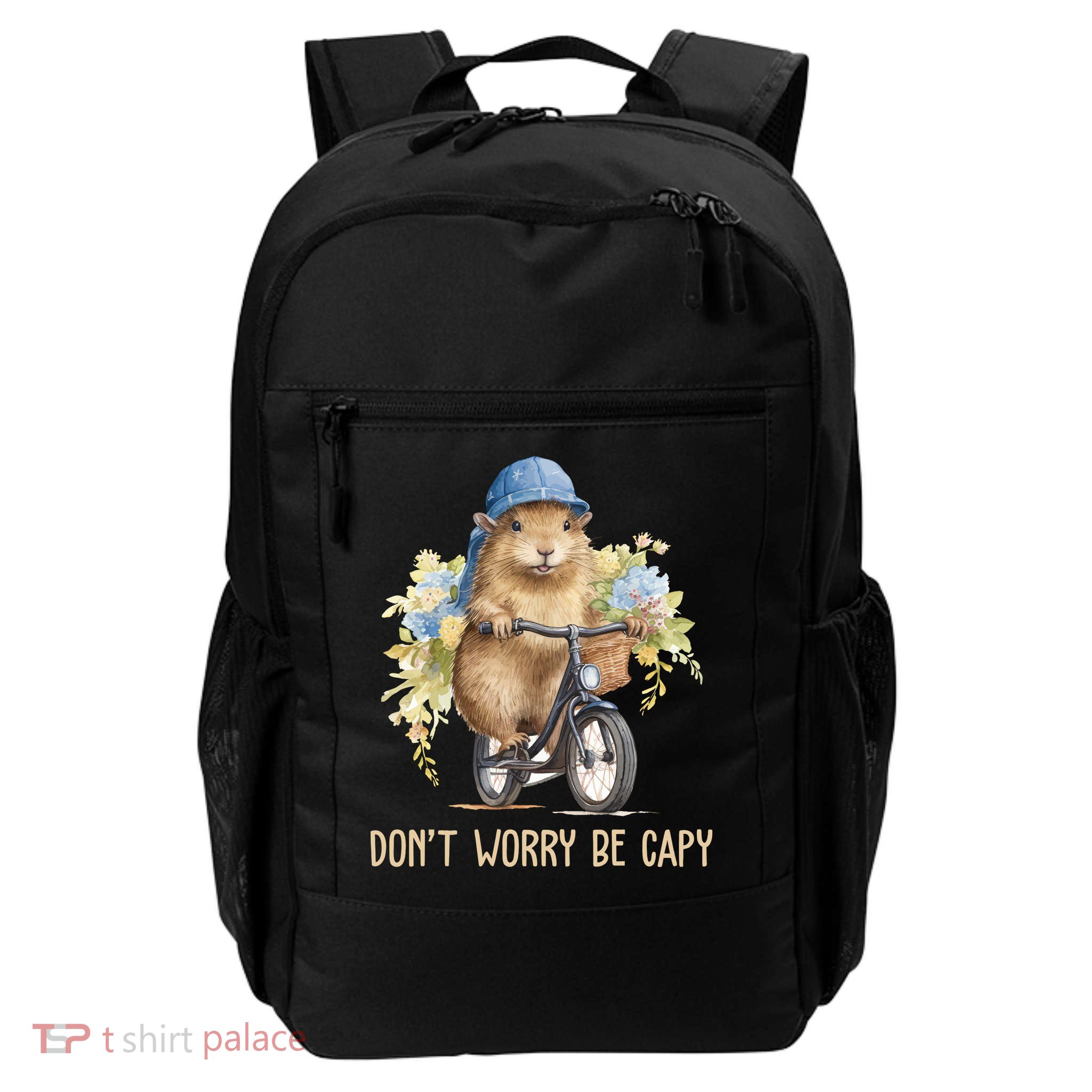 Capybara Dont Worry Be Capy Daily Commute Backpack