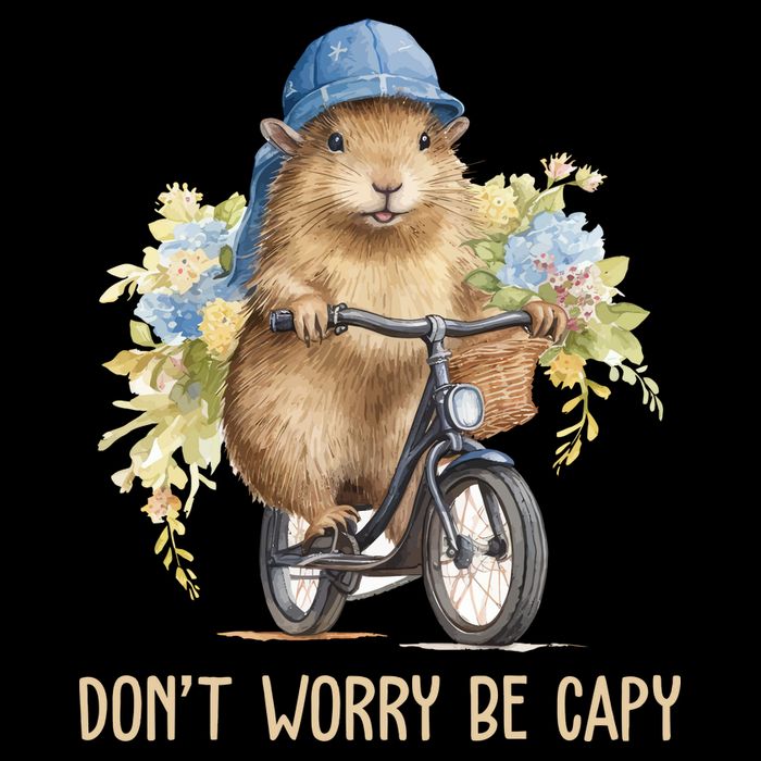 Capybara Dont Worry Be Capy Backpack